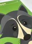 Plakat Szop – ilustracja zwierzęca z kolekcji Animals for Dumont.