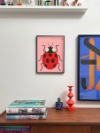 Plakat ladybug z serii ilustracji zwierzęcych Dumont