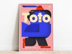 plakat dla Szczecińskiego Teatru lalek sztuka Toto grafika Dawida Ryskiego