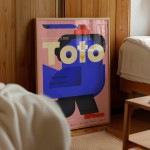 plakat dla Szczecińskiego Teatru lalek sztuka Toto grafika Dawida Ryskiego