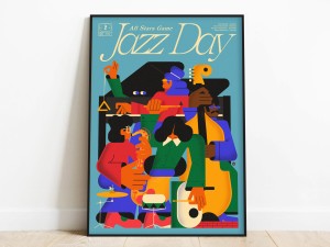 jazz day |  plakat  jassmine 2026